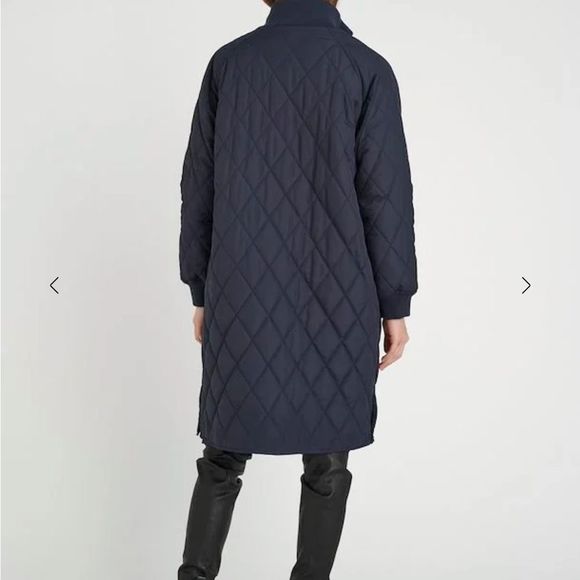 InWear Copenhagen EtkralW Quilted Coat Size 10 - Picture 3 of 16
